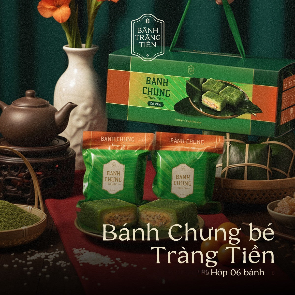 Bé Tràng Tiền Sticky Rice Cakes (Box of 6)