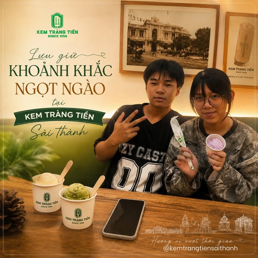 Giải Nhiệt Mùa Hè Với Bộ Ba Thức Uống Tại Kem Tràng Tiền Sài Thành