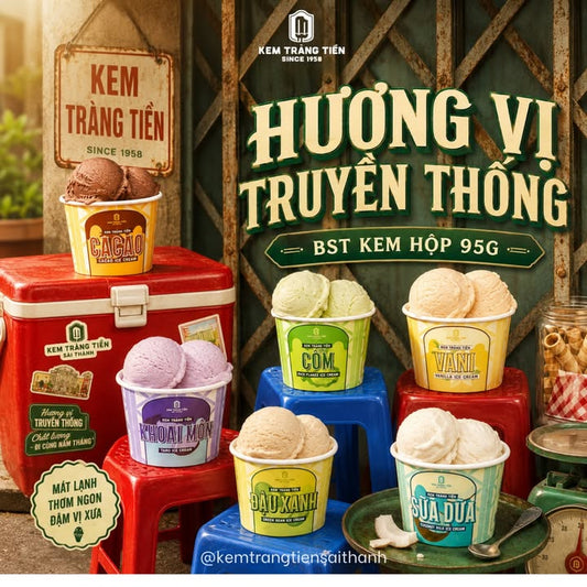 Khám Phá Bộ Sưu Tập Kem Hộp 95G - Hương Vị Tuổi Thơ Tại Nhà