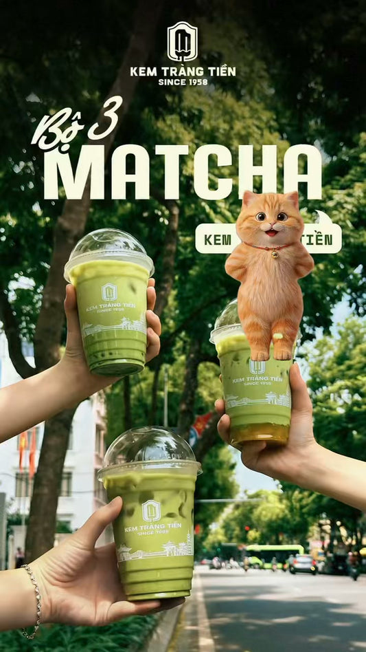 Khám Phá Bộ Ba Matcha Đậm Vị Tại Kem Tràng Tiền Sài Thành