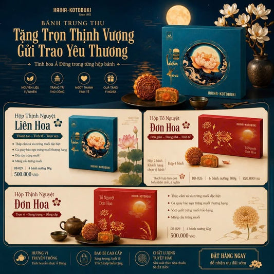 Bánh Trung Thu Haiha-Kotobuki: Gói Trọn Yêu Thương Trong Mùa Trăng Rằm