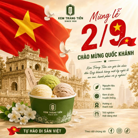 Kem Tràng Tiền Rực Rỡ Sắc Đỏ Mừng Quốc Khánh Việt Nam 2/9