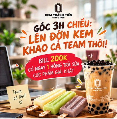 Giải Khát Cùng Kem Tràng Tiền: Món Ngon Cho Team Bạn