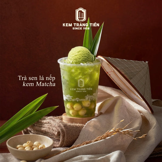 Trà Sen Lá Nếp Kem Matcha
