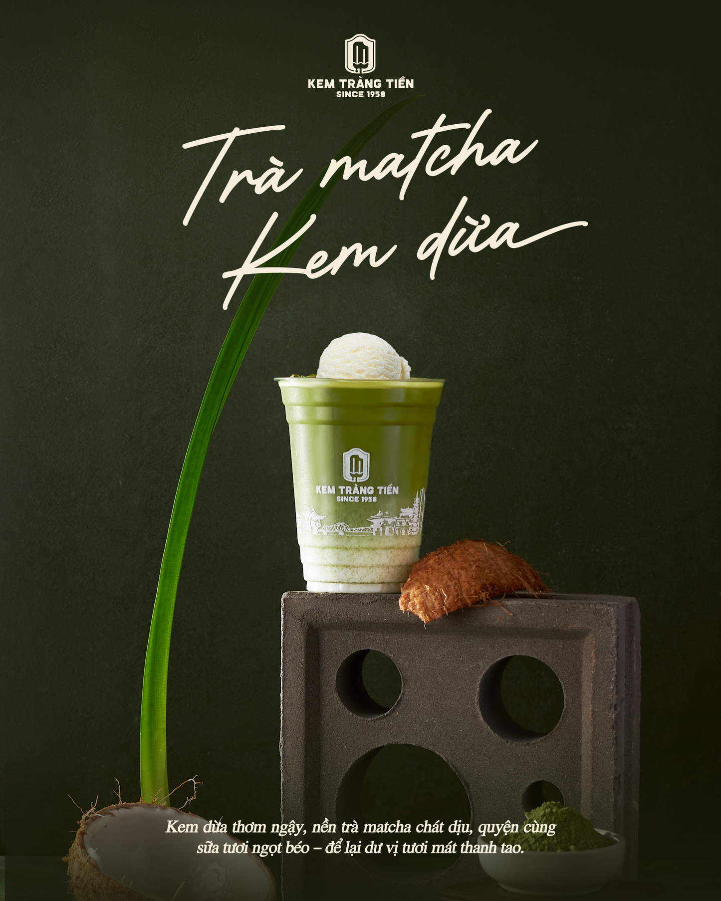 Trà Matcha Kem Dừa