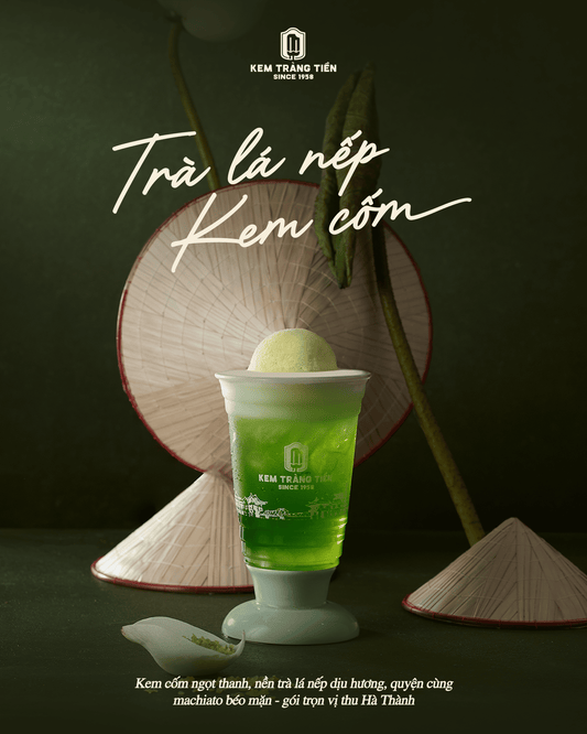 Trà Lá Nếp Kem Cốm